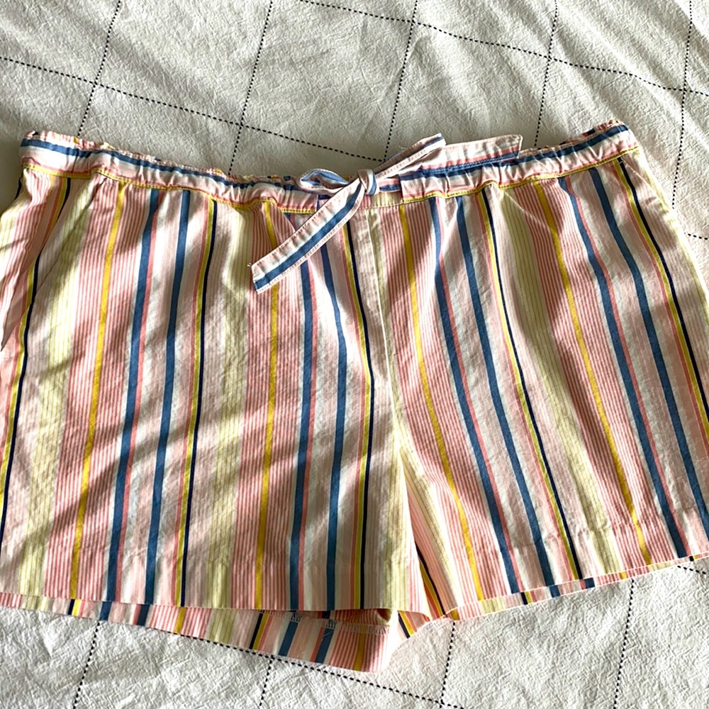 Loft striped shorts